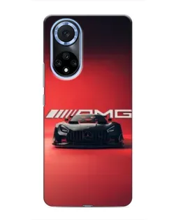 Чехол для Huawei Honor X7b с картинкой «Mercedes AMG — красная линия»