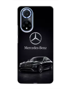 Чехол для Huawei Honor X7b с картинкой «Mercedes — решетка радиатора»