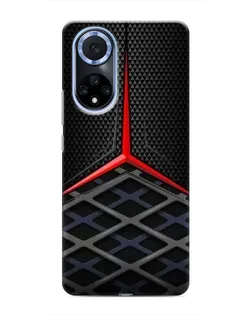 Чехол для Huawei Honor X7b с картинкой «Mercedes Carbon Grid»