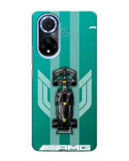 Чехол для Huawei Honor X7b с картинкой «Mercedes AMG Petronas»
