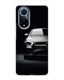 Чехол для Huawei Honor X7b с картинкой «Свет фар Mercedes»