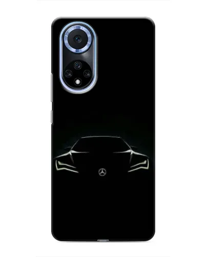 Чехол для Huawei Honor X7b с картинкой «Mercedes — силуэт авто» Чехол для Huawei Honor X7b с картинкой «Mercedes — силуэт авто»
