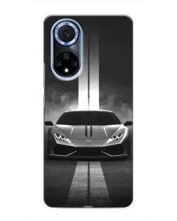 Чехол для Huawei Honor X7b с картинкой «Lamborghini симметрия дорог»