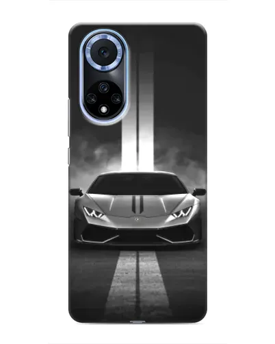 Чехол для Huawei Honor X7b с картинкой «Lamborghini симметрия дорог»
