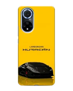 Чехол для Huawei Honor X7b с картинкой «Lamborghini Huracan черный»