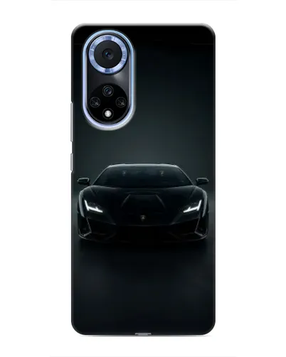 Чехол для Huawei Honor X7b с картинкой «Черный Lamborghini Aventador»