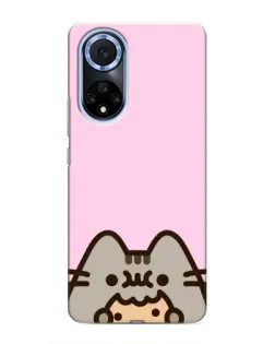 Чохол для Huawei Honor X7b з картинкою «Pusheen та печиво»