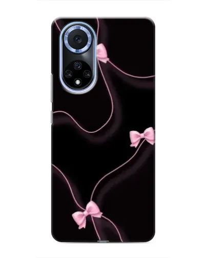 Чехол для Huawei Honor X7b с картинкой «Розовые ленты»