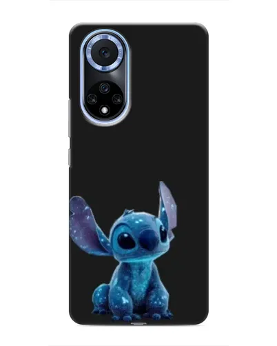Чехол для Huawei Honor X7b с картинкой «Стич на черном»
