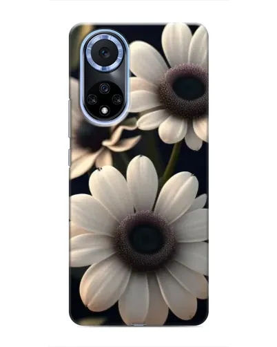 Чехол для Huawei Honor X7b с картинкой «Белые маргаритки макро»