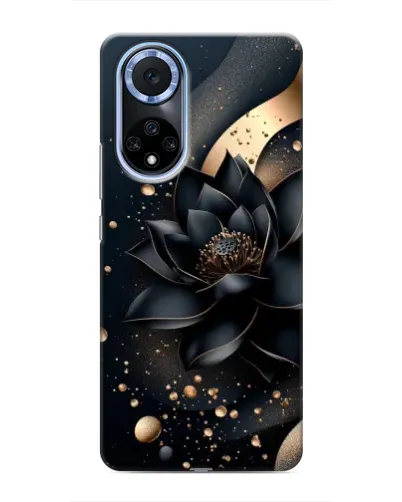 Чехол для Huawei Honor X7b с картинкой «Черный лотос»