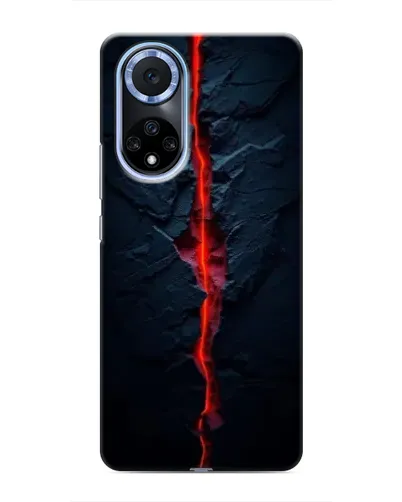 Чехол для Huawei Honor X7b с картинкой «Kрасная лавовая трещина» Чехол для Huawei Honor X7b с картинкой «Kрасная лавовая трещина»
