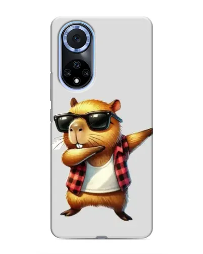 Чехол для Huawei Honor X7b с картинкой «Капибара рэпер даб»