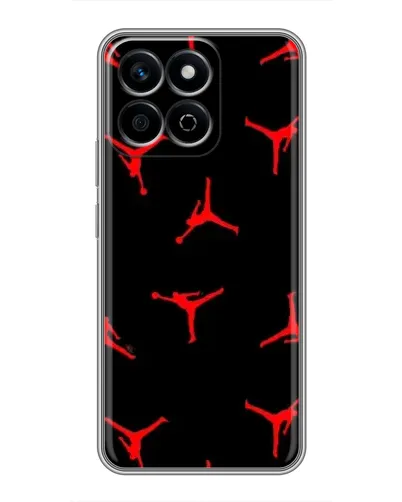 Чехол для Huawei Honor X7c с картинкой «Jordan Red Pattern»