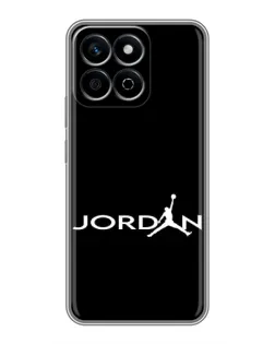 Чехол для Huawei Honor X7c с картинкой «Jordan White Logo» Чехол для Huawei Honor X7c с картинкой «Jordan White Logo»