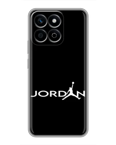 Чехол для Huawei Honor X7c с картинкой «Jordan White Logo»