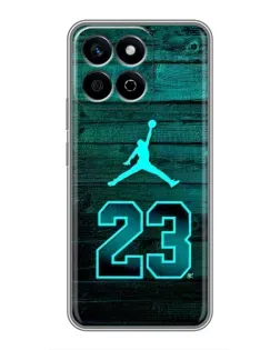 Чехол для Huawei Honor X7c с картинкой «Jordan Cyan 23» Чехол для Huawei Honor X7c с картинкой «Jordan Cyan 23»