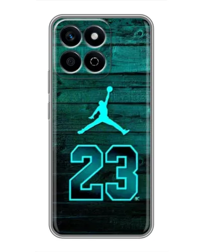 Чехол для Huawei Honor X7c с картинкой «Jordan Cyan 23»