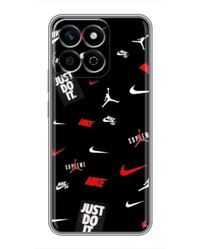 Чехол для Huawei Honor X7c с картинкой «Nike Mix Pattern»