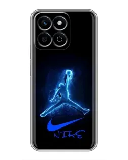 Чехол для Huawei Honor X7c с картинкой «Jordan Neon Blue» Чехол для Huawei Honor X7c с картинкой «Jordan Neon Blue»