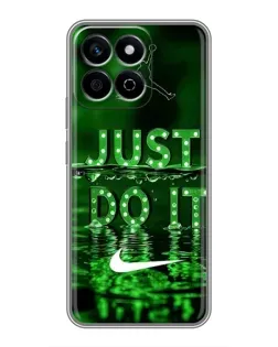 Чехол для Huawei Honor X7c с картинкой «Зеленый неоновый Nike» Чехол для Huawei Honor X7c с картинкой «Зеленый неоновый Nike»