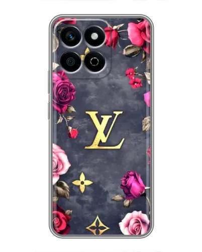 Чехол для Huawei Honor X7c с картинкой «Цветочный Louis Vuitton»