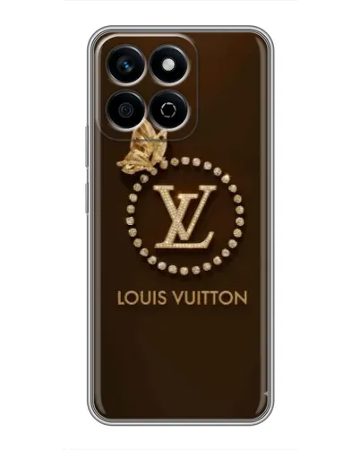Чехол для Huawei Honor X7c с картинкой «LV — золотая печать»