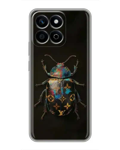 Чехол для Huawei Honor X7c с картинкой «LV — мраморный принт»