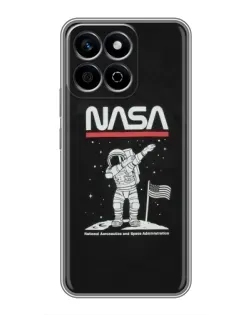 Чехол для Huawei Honor X7c с картинкой «NASA — шагаем по Луне» Чехол для Huawei Honor X7c с картинкой «NASA — шагаем по Луне»