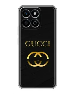 Чехол для Huawei Honor X7c с картинкой «Золотой логотип Gucci» Чехол для Huawei Honor X7c с картинкой «Золотой логотип Gucci»