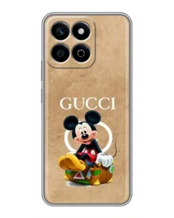 Чехол для Huawei Honor X7c с картинкой «Микки Маус Gucci — крафт» Чехол для Huawei Honor X7c с картинкой «Микки Маус Gucci — крафт»
