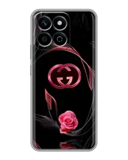 Чехол для Huawei Honor X7c с картинкой «Gucci — неоновая роза» Чехол для Huawei Honor X7c с картинкой «Gucci — неоновая роза»