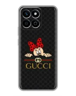 Чехол для Huawei Honor X7c с картинкой «Минни Маус Gucci — черный» Чехол для Huawei Honor X7c с картинкой «Минни Маус Gucci — черный»