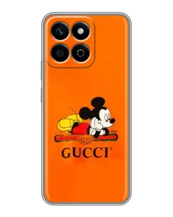 Чехол для Huawei Honor X7c с картинкой «Микки Маус Gucci — оранж» Чехол для Huawei Honor X7c с картинкой «Микки Маус Gucci — оранж»