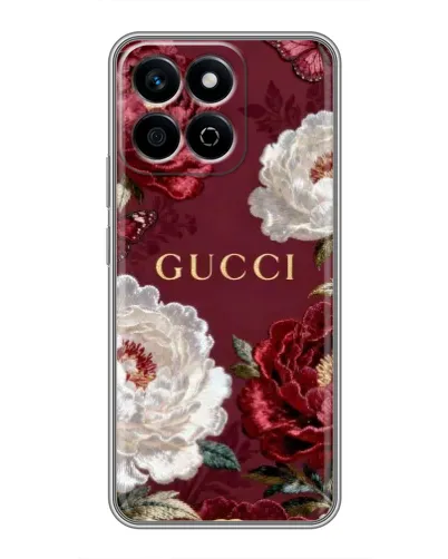Чехол для Huawei Honor X7c с картинкой «Gucci — бордовые розы» Чехол для Huawei Honor X7c с картинкой «Gucci — бордовые розы»