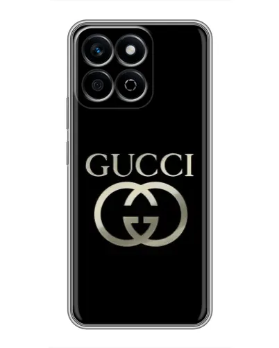 Чехол для Huawei Honor X7c с картинкой «Gucci — золото на черном» Чехол для Huawei Honor X7c с картинкой «Gucci — золото на черном»
