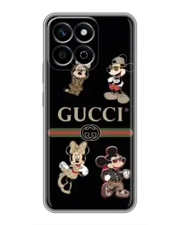 Чехол для Huawei Honor X7c с картинкой «Gucci — герои Disney и монограмма» Чехол для Huawei Honor X7c с картинкой «Gucci — герои Disney и монограмма»