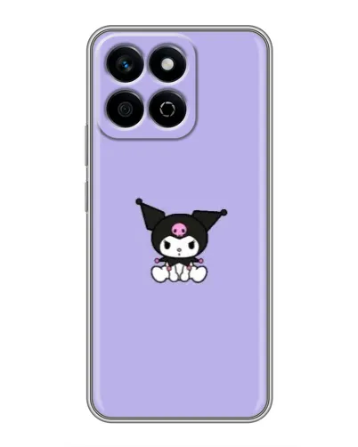 Чехол для Huawei Honor X7c с картинкой «Kuromi — фиолетовый минимализм» Чехол для Huawei Honor X7c с картинкой «Kuromi — фиолетовый минимализм»