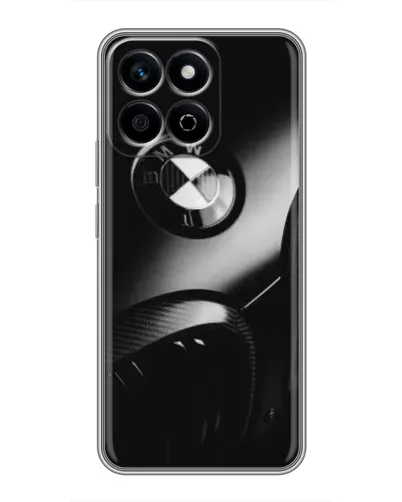 Чехол для Huawei Honor X7c с картинкой «Эмблема BMW — макро»