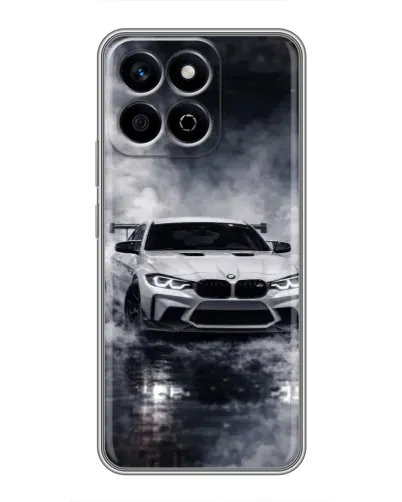 Чехол для Huawei Honor X7c с картинкой «BMW сквозь туман»