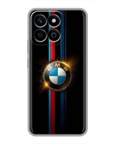 Чехол для Huawei Honor X7c с картинкой «BMW M-Power неон»