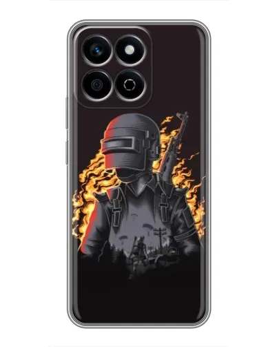Чохол для Huawei Honor X7c з картинкою «PUBG — вогняний силует» Чохол для Huawei Honor X7c з картинкою «PUBG — вогняний силует»