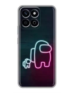 Чехол для Huawei Honor X7c с картинкой «Among Us неон-арт» Чехол для Huawei Honor X7c с картинкой «Among Us неон-арт»