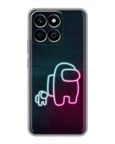 Чехол для Huawei Honor X7c с картинкой «Among Us неон-арт» Чехол для Huawei Honor X7c с картинкой «Among Us неон-арт»