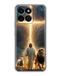Чехол для Huawei Honor X7c с картинкой «Лев Иуды и Свет»
