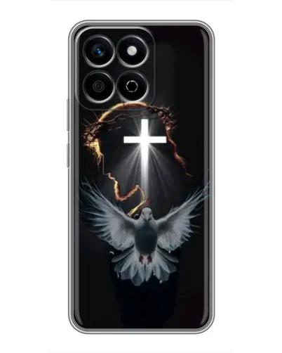Чехол для Huawei Honor X7c с картинкой «Голубь и Свет» Чехол для Huawei Honor X7c с картинкой «Голубь и Свет»
