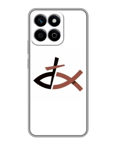 Чехол для Huawei Honor X7c с картинкой «Рыба и крест» Чехол для Huawei Honor X7c с картинкой «Рыба и крест»