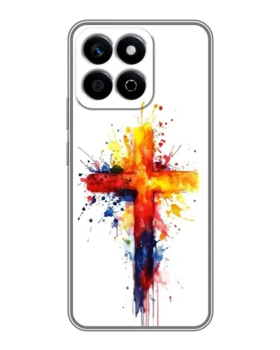 Чехол для Huawei Honor X7c с картинкой «Акварельный крест» Чехол для Huawei Honor X7c с картинкой «Акварельный крест»