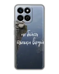 Чехол для Huawei Honor X7c с картинкой «Вера над пропастью»