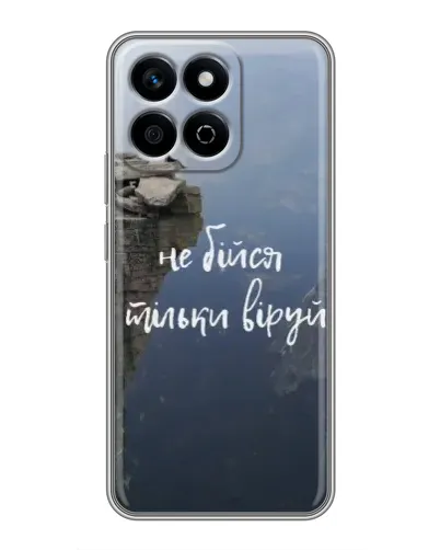 Чехол для Huawei Honor X7c с картинкой «Вера над пропастью» Чехол для Huawei Honor X7c с картинкой «Вера над пропастью»